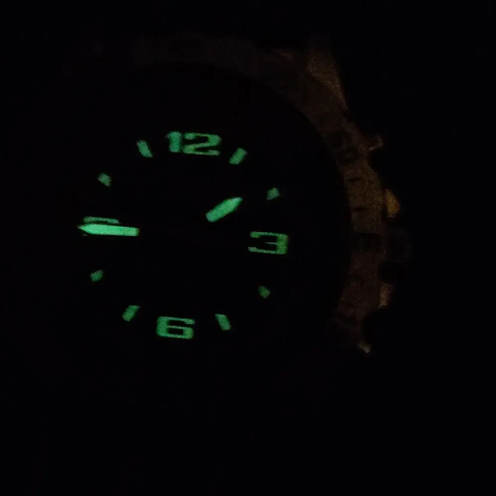 Stauer Centurion Hybrid Chronograph Watch 3ATM 20409 New Battery *read*